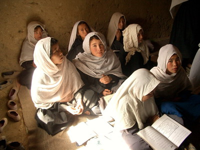 Education of young women in the Middle East.