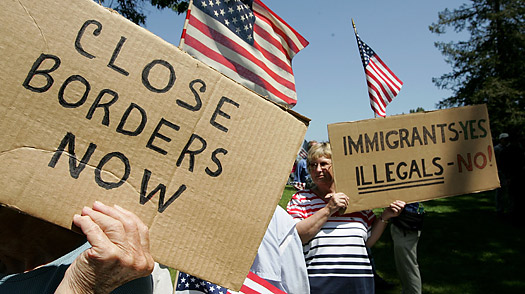 Anti-immigration rally