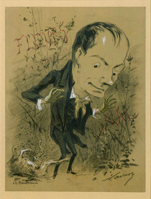 Baudelaire et ses fleurs du mal