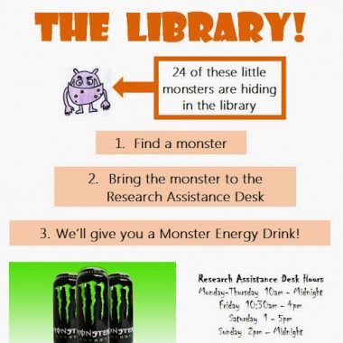 Monsters in the library!