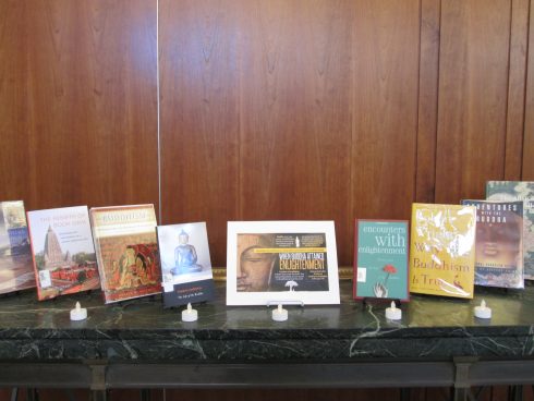 Bodhi Day book display