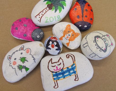 decorated rocks