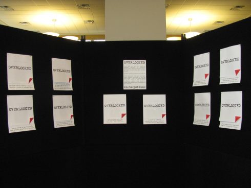 photograph of library display