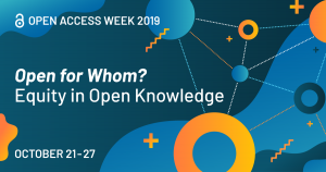 Open Access Week decorative graphic 