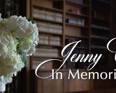 Library Mourns Loss of Jenny Colvin