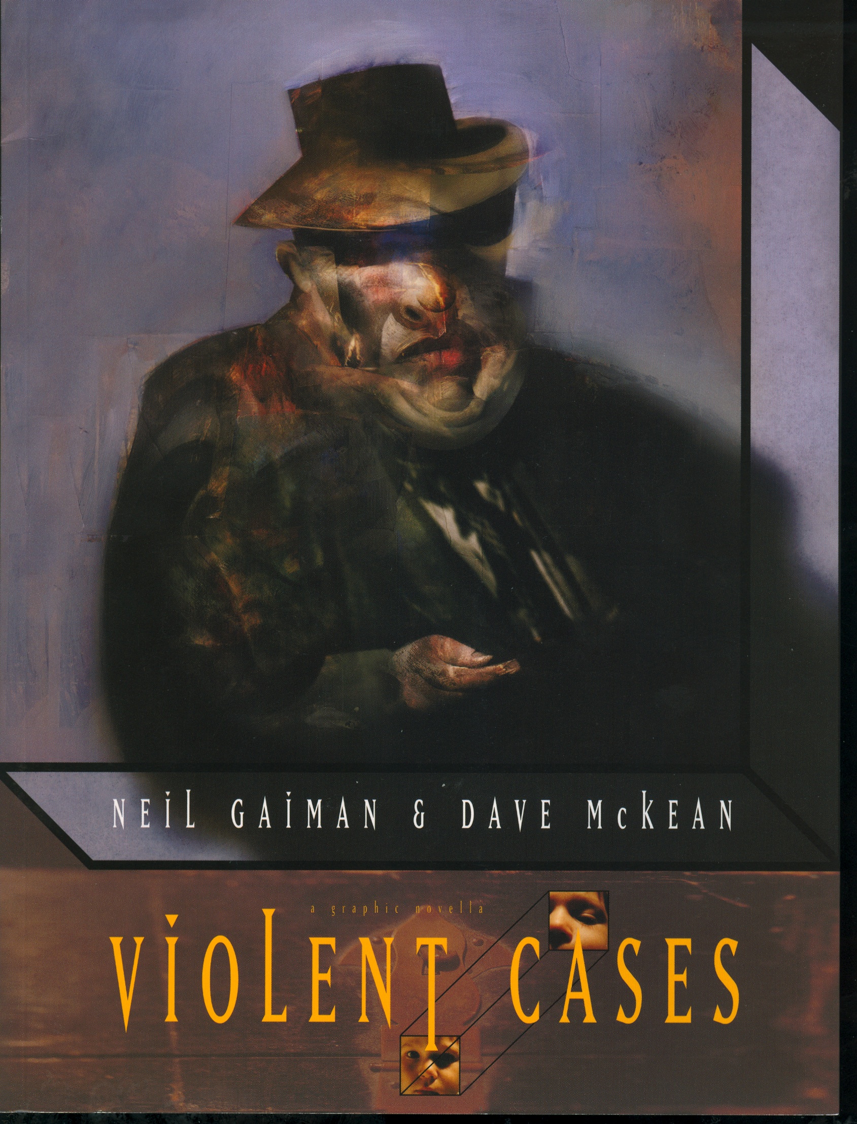 Cover to Violent Cases by Neil Gaiman and Dave McKean
