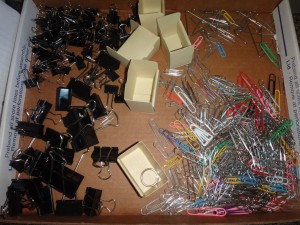 So many discarded paperclips!