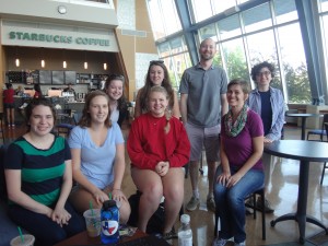Our group with Ray Stanley At the Starbucks (which is also our regular breakfast spot!)